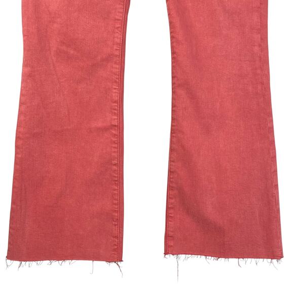 Frame Le Crop Mini Boot Cut Washed Redwood Stretch Denim Jeans SZ 27 - Picture 5 of 10